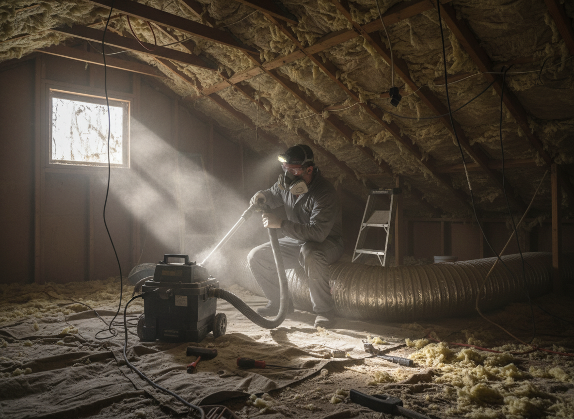 attic duct cleaning in Benbrook