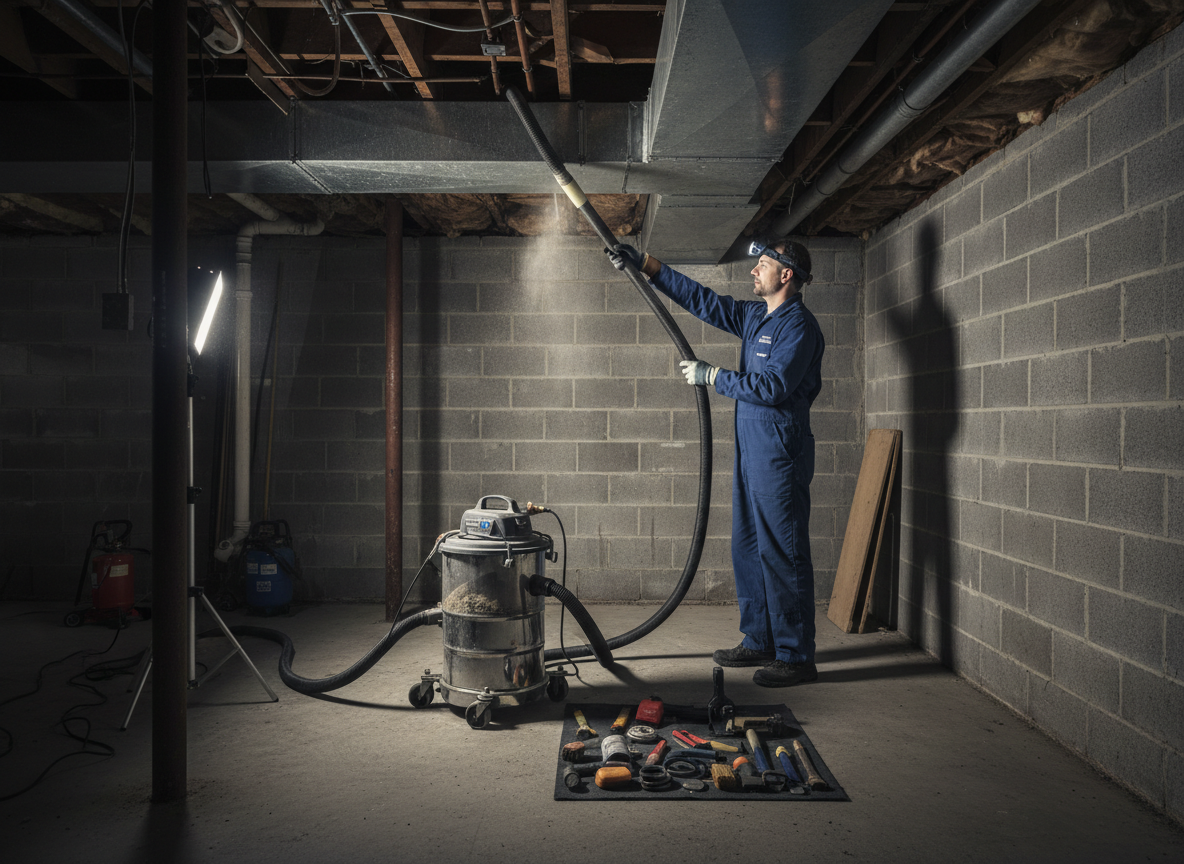 basement air duct cleaning in Benbrook