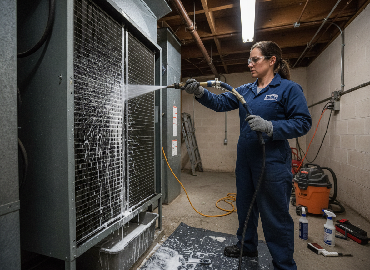 coil cleaning hvac in Benbrook