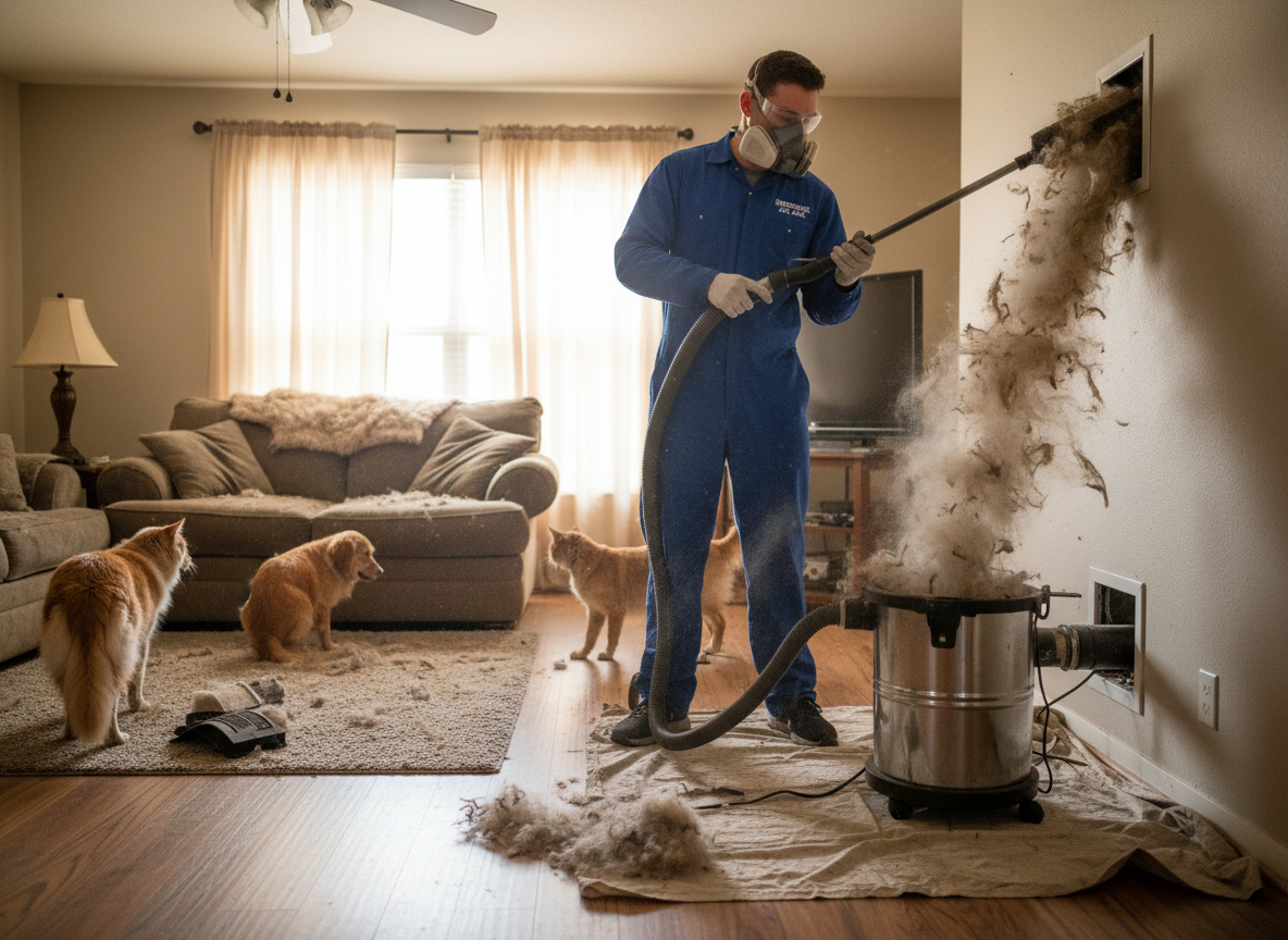 pet hair duct cleaning in Benbrook