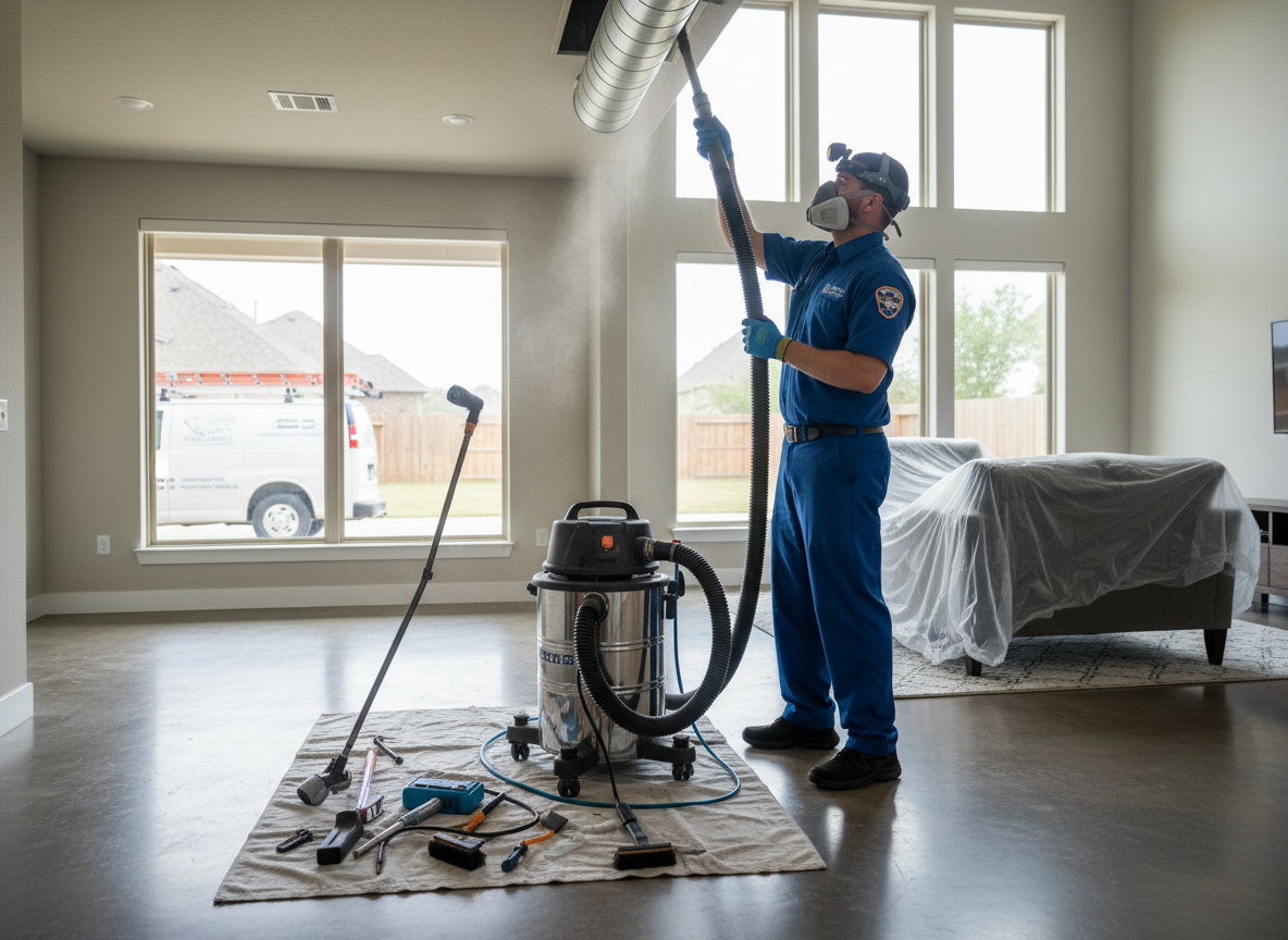 whole house air duct cleaning in Benbrook